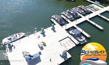 BomBay Boat Rental Company - Dog Days Bar & Grill boat rental operation on Osage Beach, MO 6